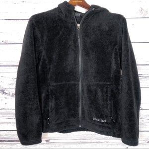 Marmot teddy bear sweater with a hood